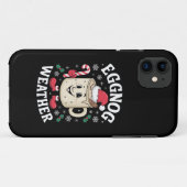 Kerstmis eggnog weer Retro Kerstmis Case-Mate iPhone Case (Achterkant (horizontaal))