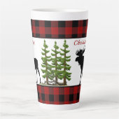 Kerstmis eland latte mok (Voorkant)
