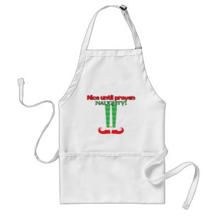 Kerstmis Elf Apron Standaard Schort