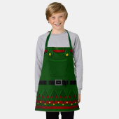 Kerstmis, Elf Aprons Festive Holiday Costume Apron Schort (Gedragen)
