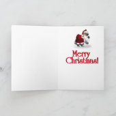 Kerstmis Elf Duck - Santa's Helper Feestdagen Kaart (Binnen)