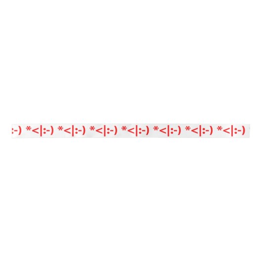 Kerstmis - Elf Emoticon Xmas ASCII - tekst Art Lint (Voorkant)