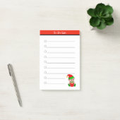 Kerstmis Elf om lijst te doen Post-it® Notes (Kantoor)
