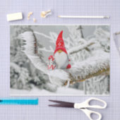 Kerstmis Elf Snowy Trees Tissuepapier (Craft)