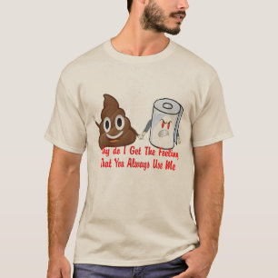 kerstmis emoji poop dump emoji je gebruikt me grap t-shirt