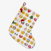Kerstmis Emoji's Kerstkous Grote Kerstsok (Voorkant (Hangend))