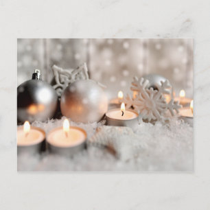 Kerstmis en advent-decoratie briefkaart