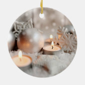 Kerstmis en advent-decoratie keramisch ornament (Achterkant)