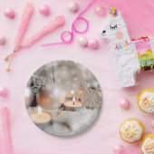 Kerstmis en advent-decoratie papieren bordje (Feest)