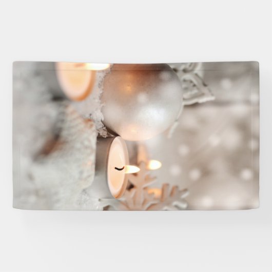 Kerstmis en advent-decoratie spandoek (Horizontaal)
