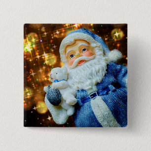 Kerstmis en Button van Baby van van Beer
