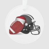 Kerstmis en Football Ornament (voorkant)