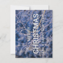 Kerstmis en gelukkig nieuwjaar kaart