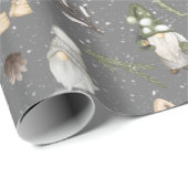 Kerstmis en gnomen cadeaupapier (Rol Hoek)