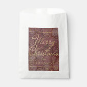 Kerstmis en goud bedankzakje (Voorkant)