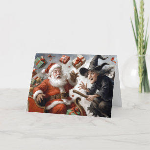 Kerstmis en Halloween Vakantie Humor Kaart