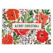 Kerstmis en handgeschilderde cadeautas (Achterkant)