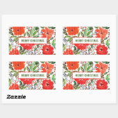 Kerstmis en handschilderde sticker (Vel)