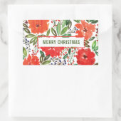 Kerstmis en handschilderde sticker (Tas)