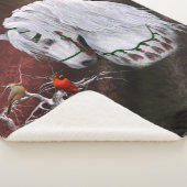 Kerstmis en Kardinalen Sherpa Blanket Deken (3/4)