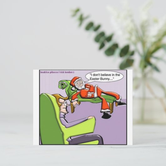 Kerstmis en kerstcadeautjes feestdagenkaart (Staand voorkant)