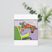 Kerstmis en kerstcadeautjes feestdagenkaart (Staand voorkant)