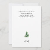 Kerstmis en kerstfeest kaart (Achterkant)