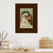 Kerstmis en  kunst voor kinderen poster (Keuken)