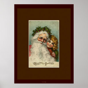 Kerstmis en kunst voor kinderen poster