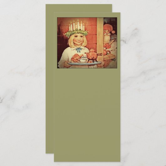 Kerstmis en Lucia Day Karin (Voorkant / Achterkant)