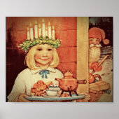 Kerstmis en Lucia Day Karin Poster (Voorkant)