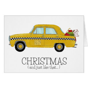 Kerstmis en net als die New York Taxi Cab.