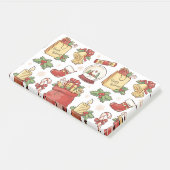 Kerstmis en nieuwjaarsnota's post-it® notes (Schuin)