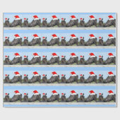 Kerstmis en Pony Cadeaupapier (Vlak)