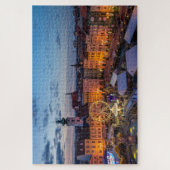 Kerstmis en Stedenpuzzel Legpuzzel (Verticaal)