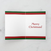 Kerstmis en Voetbal Feestdagen Kaart (Binnen)