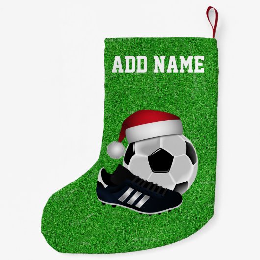 Kerstmis en Voetbal Kleine Kerstsok (Achterkant)