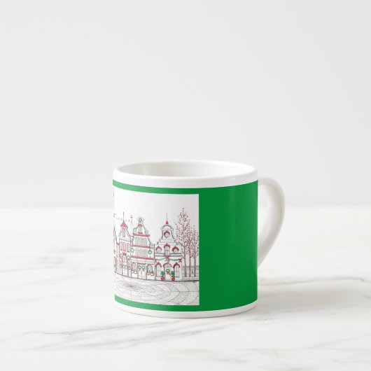 Kerstmis: European Shops Espresso Cup Espresso Kop (Voorkant rechts)