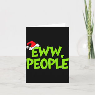 Kerstmis Eww Mensen Mannen Vrouwen Grappige Kerstm Kaart