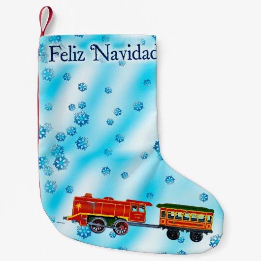 Kerstmis Express - Feliz Navidad Kleine Kerstsok (Voorkant)