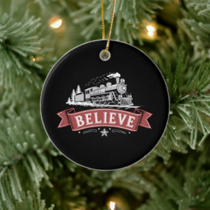 Kerstmis Express Noordpool Kerstman Keramisch Ornament