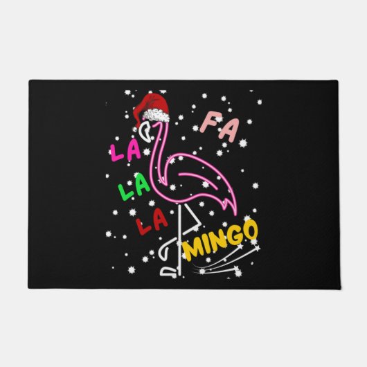 Kerstmis Fa la la mingo Essential Deurmat (Voorkant)