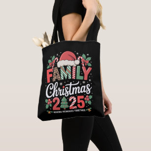 Kerstmis Familie 2025 Bijpassende Familie Kerstvak Draagtas