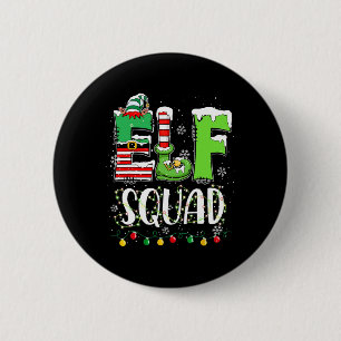 Kerstmis Familie Bijpassende Pyjama Grappige Kerst Ronde Button 5,7 Cm