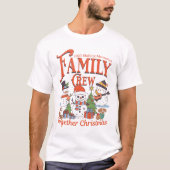 Kerstmis familie Crew 2023 T-shirt (Voorkant)