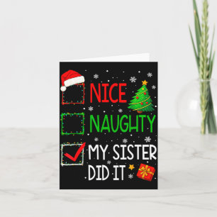 Kerstmis Familie Leuk Stout Mijn Zus Heeft Het Ged Kaart