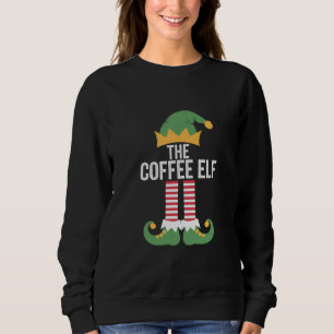 Kerstmis Familie Matchende Groep Koffie Elf Trui