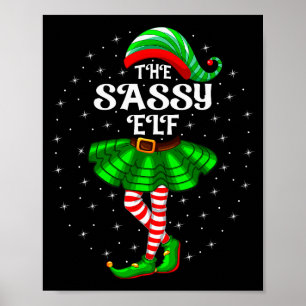 Kerstmis Familie Matching Vrouwen Meisjes Moeder D Poster