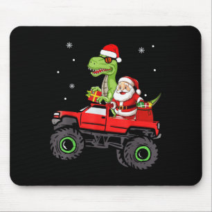 Kerstmis Familie Overeenkomstige Kerstman Truck Di Muismat