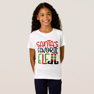 Kerstmis Familie Pret van de Favoriete Elf van Sin T-shirt